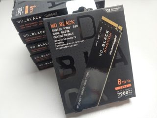 WD_BLACK SN850X 8TB диск накопичувач NVMe SSD США для PS5 8 TB Gen4 PCIe 4.0 x4 M.2 2280, 7200 MB/s - WDS800T2X0E WD BLACK Western Digital