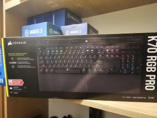 CORSAIR K70 PRO RGB Black Cherry MX Red Механічна ігрова клавіатура