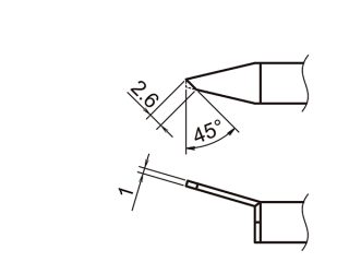 Hakko A1576 жало до пінцета оригінал