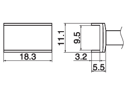 Hakko T15-1003 паяльне жало оригінал