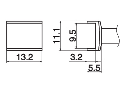 Hakko T15-1005 паяльне жало оригінал