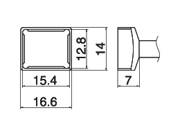 Hakko T15-1210 паяльне жало оригінал