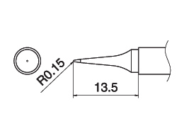 Hakko T15-ILS гостроконічне паяльне жало оригінал