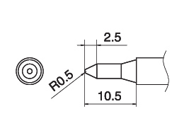 Hakko T15-SB05 паяльне жало оригінал