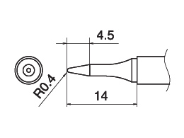 Hakko T15-SBS04 паяльне жало оригінал