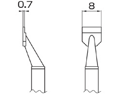 Hakko T16-1006 паяльне жало оригінал