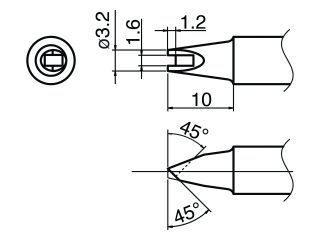 Hakko T33-SS1611 паяльне жало оригінал