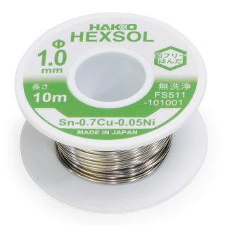 Hakko FS-511-101001 припій Sn-0.7Cu-0.05Ni Φ1.0мм оригінал